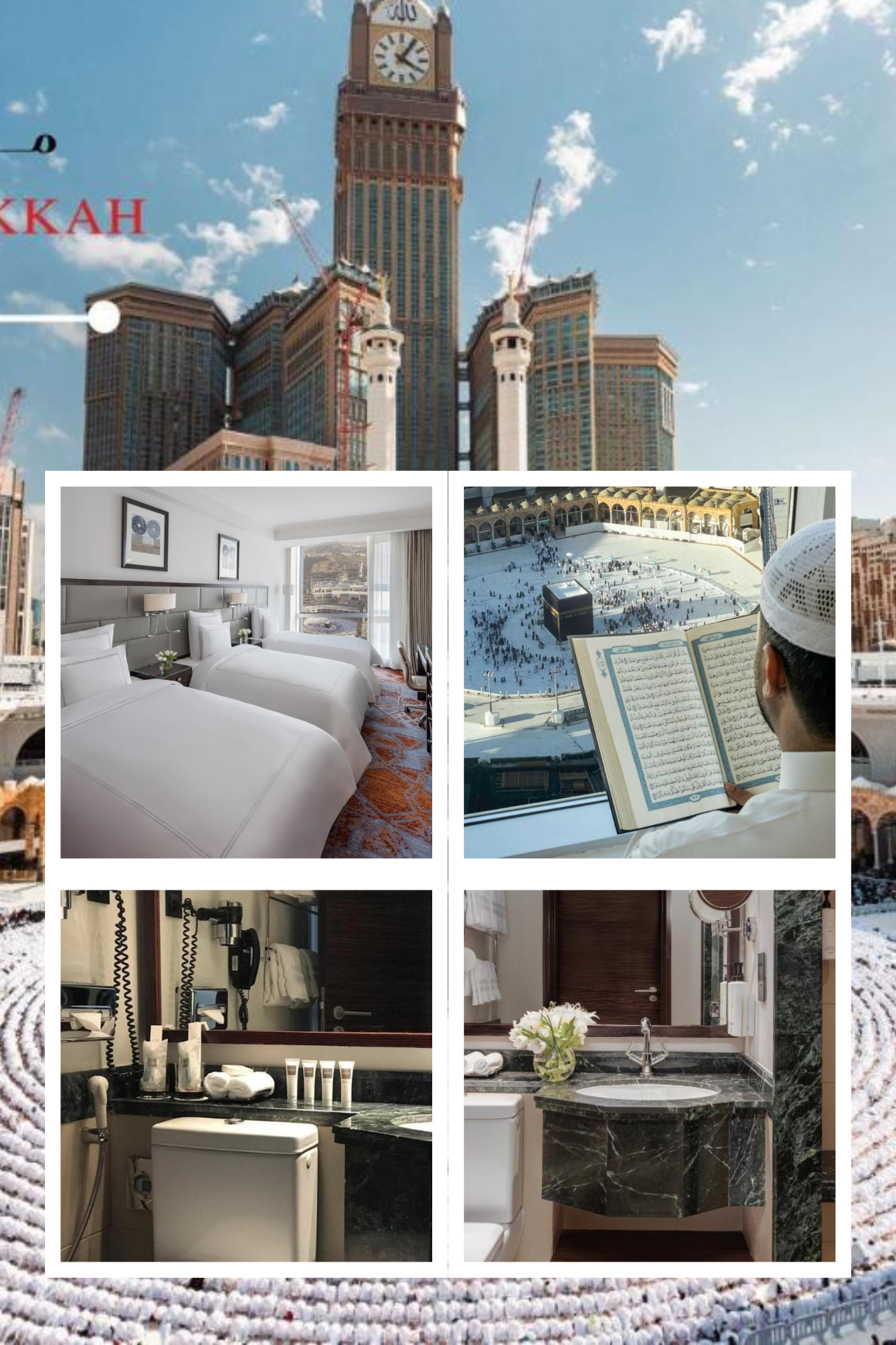 Swissotel Makkah Kamar Classic Triple Pemandangan Kabah