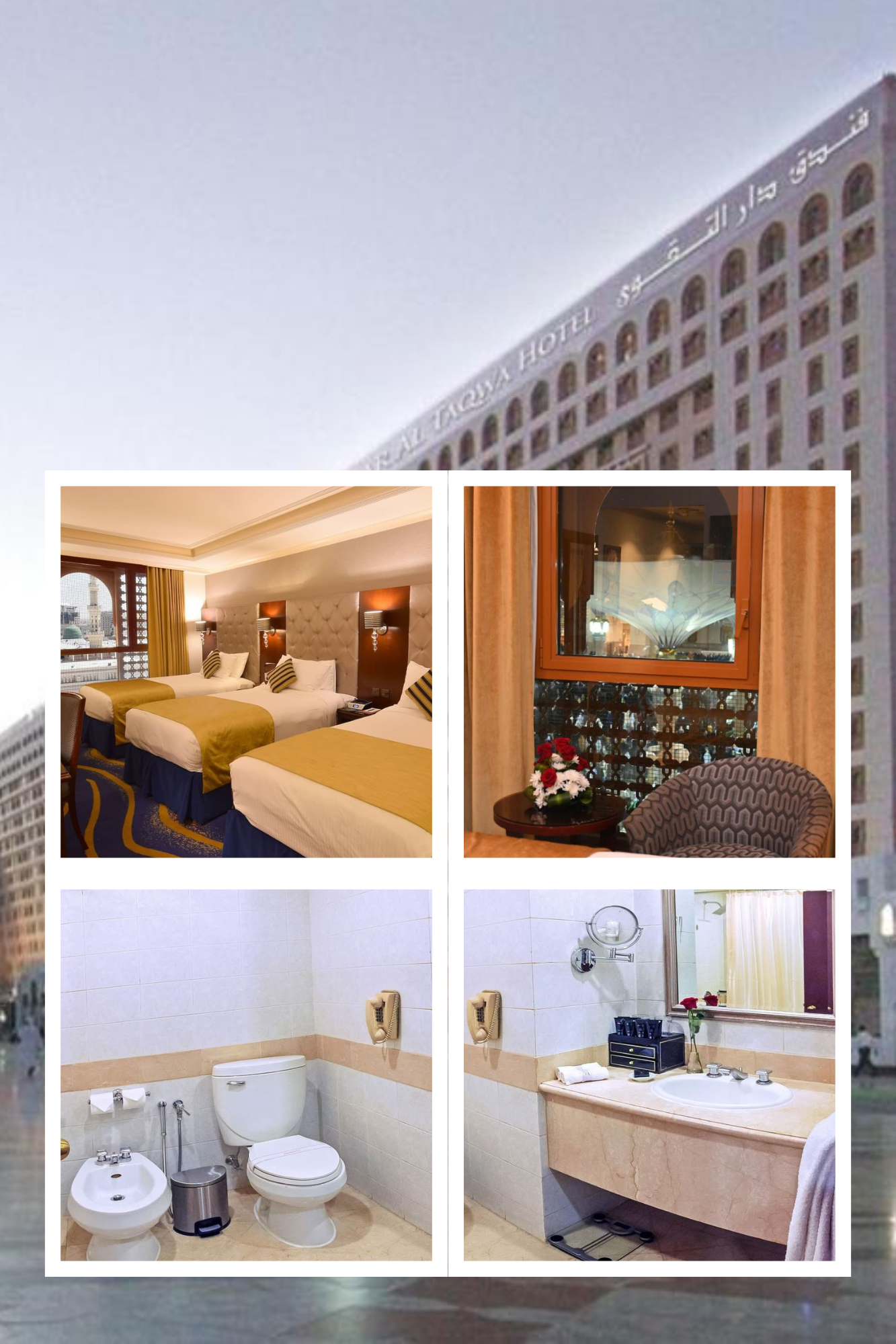 Dar Al Taqwa Hotel Madinah Kamar Standard Double Pemandangan Haram